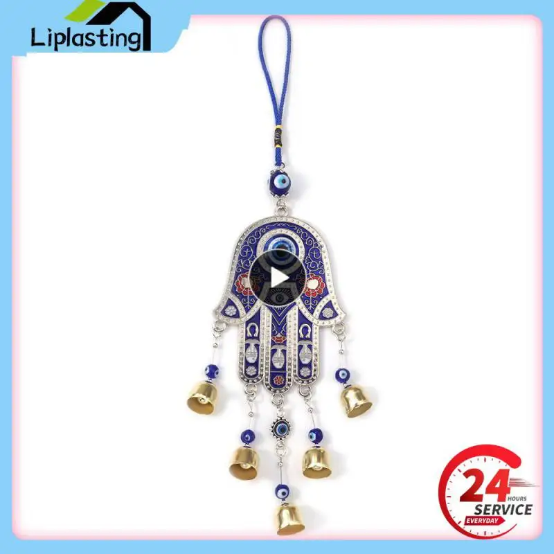 

1~10PCS Meditation Yoga Healing Lucky Pendant Blue Eye Pendant Wall Hanging Retro Wind Chime Pendant Home Decoration Devil Eye