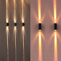 outdoor 6w led narrow liner wall light up and down porch wall lamp waterproof front door hotel stairs corridors aisle wall lamp
