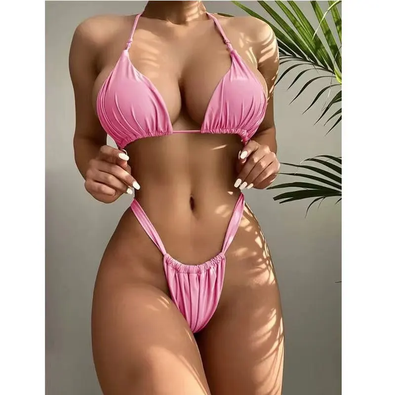 

2022 Sexy Bikini Push Up Women Swimsuits Solid Beachwear Sea Surf Bikinis Set Brazilian Biquini Swimwear Bathing Suit Swimming