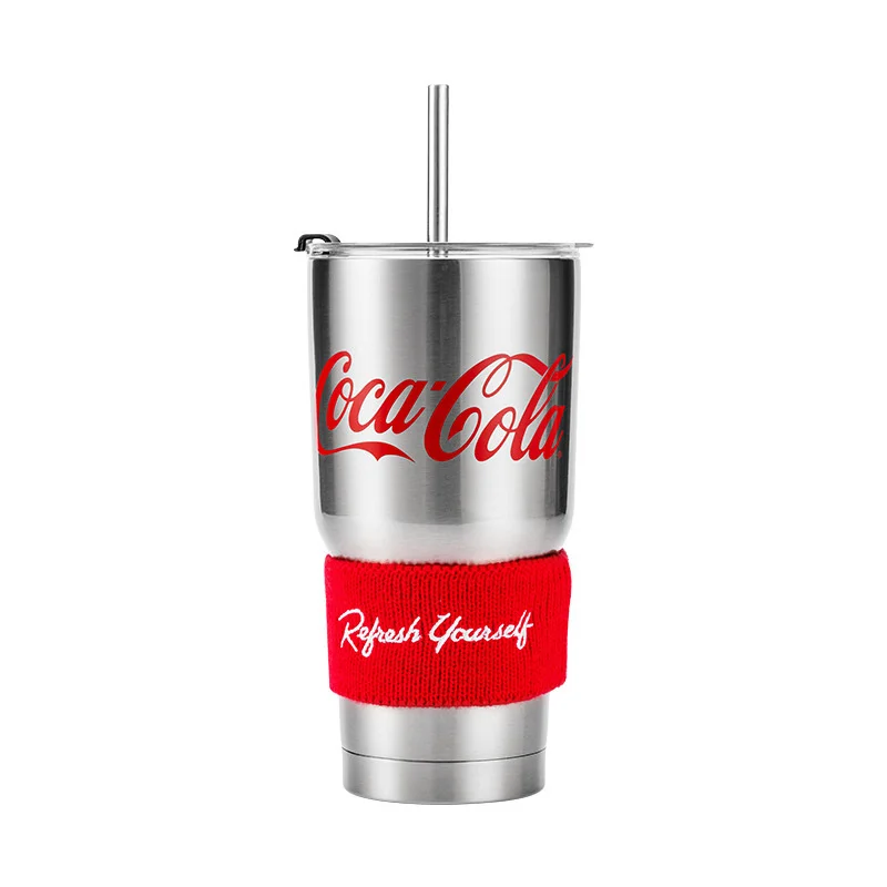 

Взрывобезопасная кружка-Кокс Cocacola, соломинка с чашкой, бутылка из нержавеющей стали, термос, чашка, бутылка для питья, спортивные принадлежн...