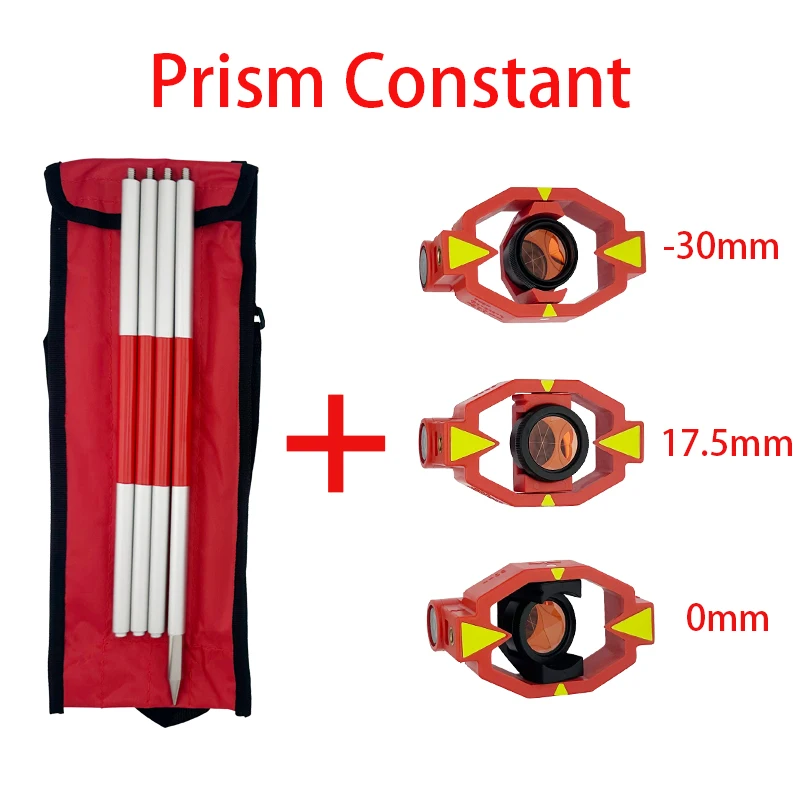 Мини-призма со смещением -30/0/17 5 мм с 4-полюсами из алюминиевого сплава замена для