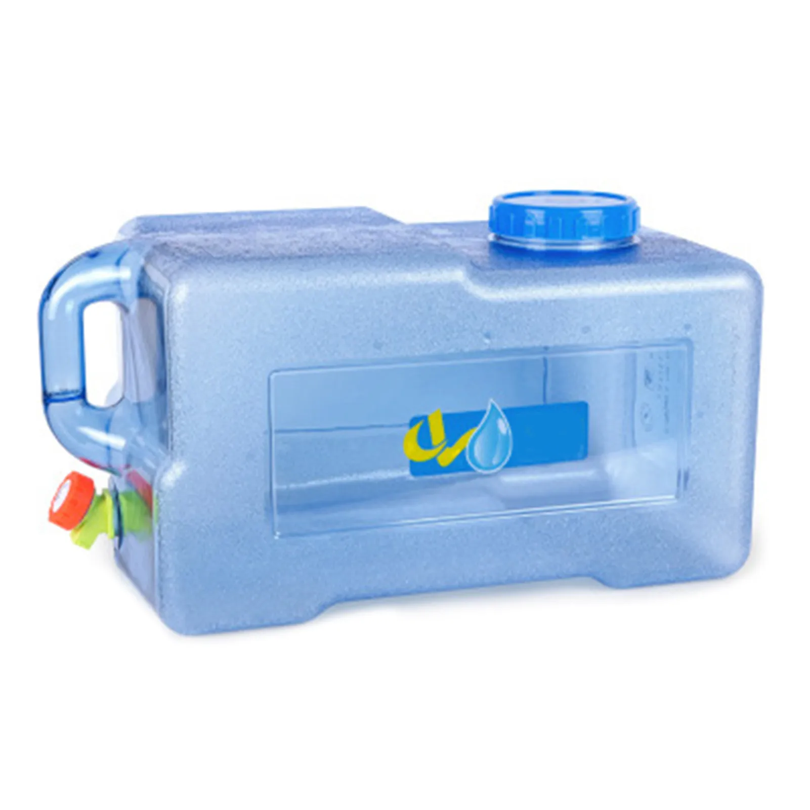 

25L Car Water Bucket Large Capacity Car Styling Thickened PC Square Portable Water Container Outdoor Camping Travel Water Box