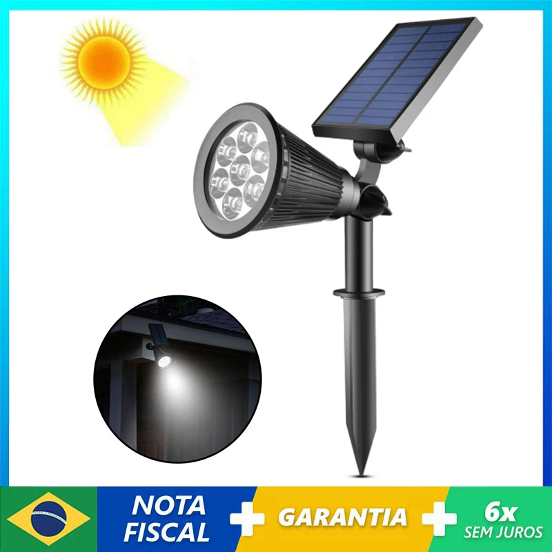 

LED Outdoor Solar Lights IP65 Waterproof Landscape Spotlights Solar Powered Garland Wall Light For Garden Path Yard Decoration