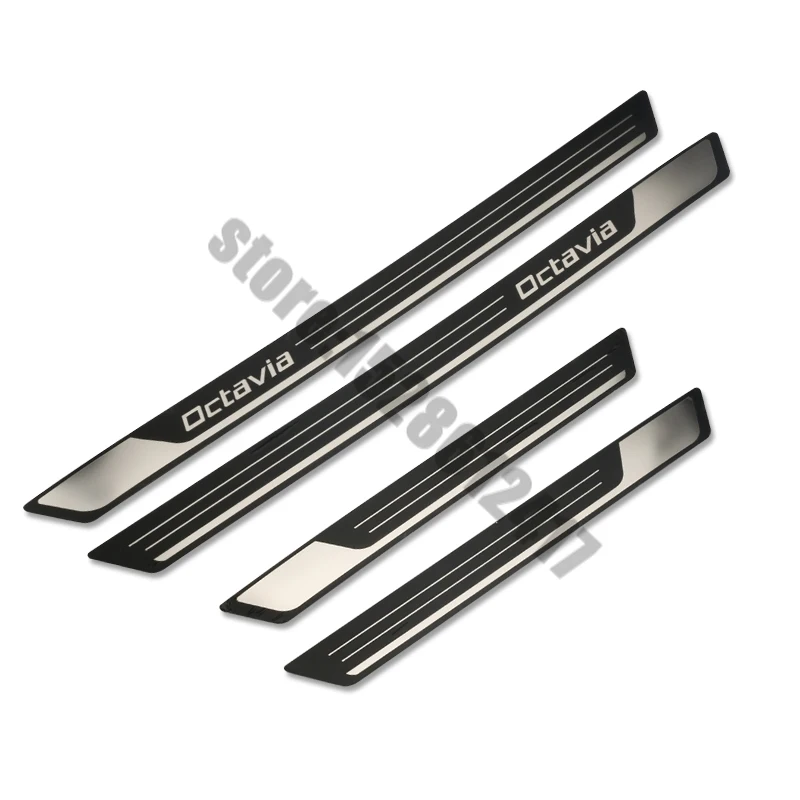 

For Skoda Octavia A5 A7 2007-2012 2013-2018 Car accessories Car-styling Stainless steel Door Sill scuff Plate
