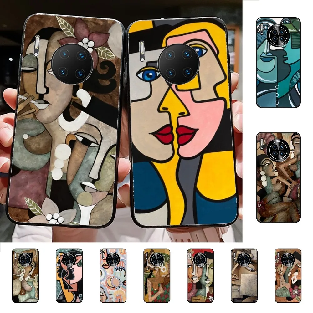 

Picasso Abstract Art Painting Phone Case For Huawei Mate 10 20 30 40 50 lite pro Nova 3 3i 5 6 SE 7 pro 7SE