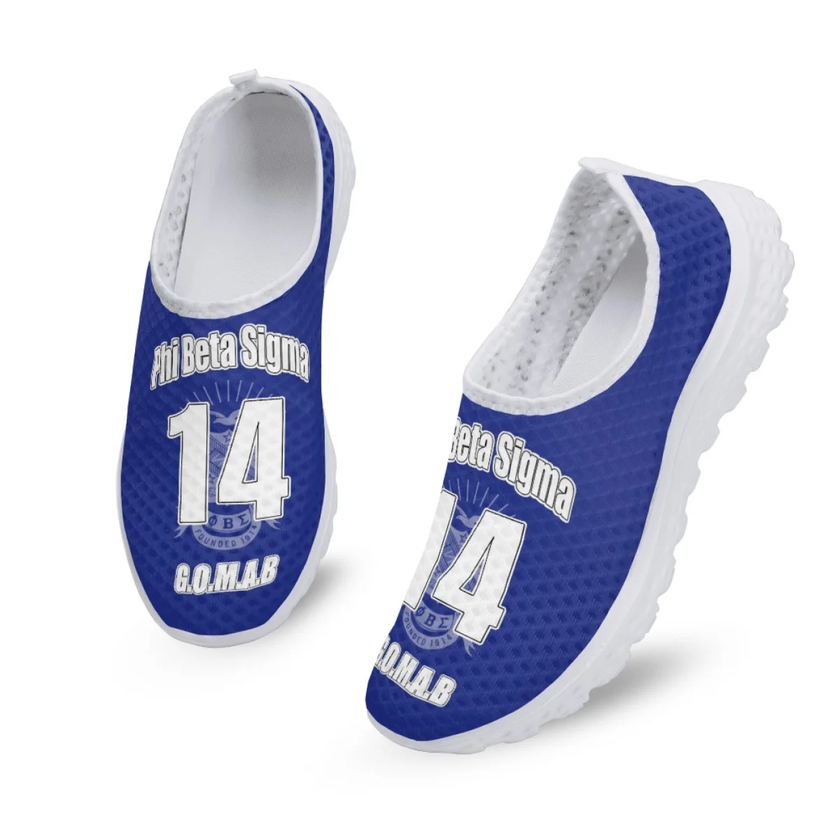 Women's Shoes 1914 Phi Beta Sigma Sneakers Women Flats Casual Female Summer Breathable Outdoor Walking Footwear Lazy Zapatos