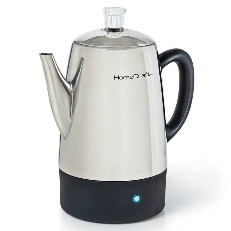 

10-Cup Stainless Steel Percolator Coffee Makers