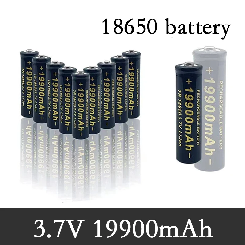 

Новая аккумуляторная литиевая батарея высокой емкости 18650 3,7 в 19900 мАч для мощного фонарика