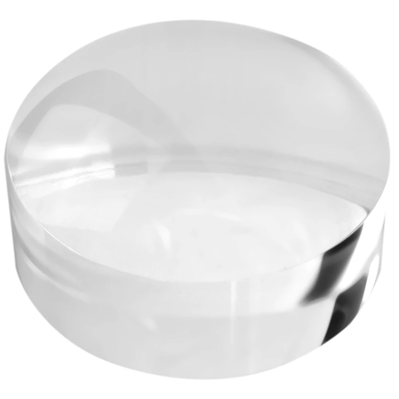 

3Pcs 2 Inch Magnifying Dome - Portable Paperweight 8X Magnifier Clear Reading Aid Magnifying Glass Dome Easy To Glide