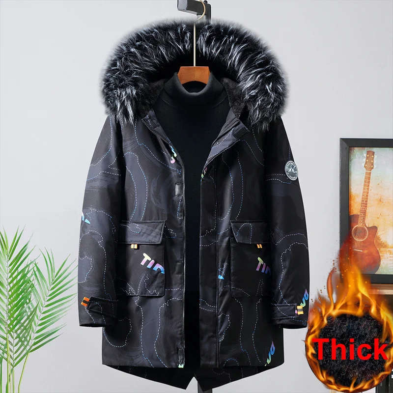 

Plus Size 10XL 11XL Men's Parka Winter Jacket Fashion Thickened Jacket Coat Men Camouflage Outerwear Big Size Coats Male 10XL
