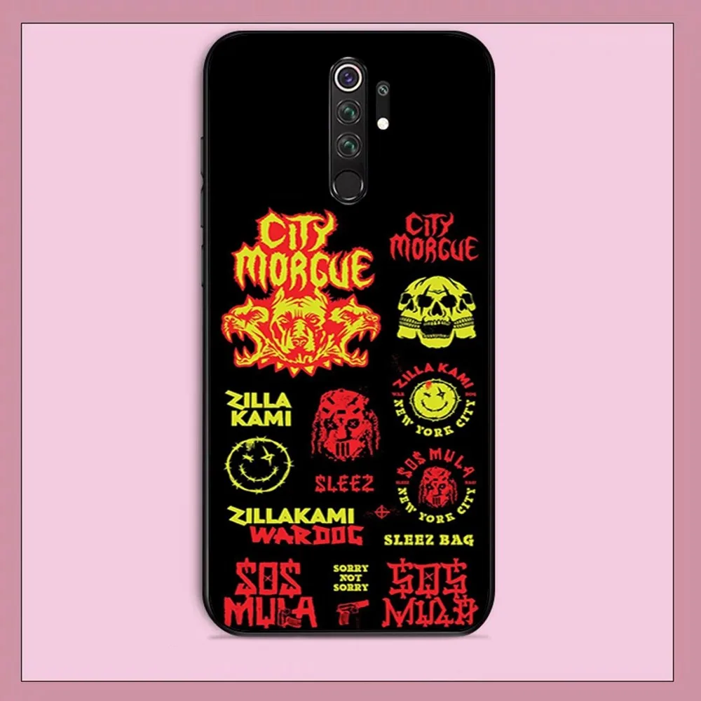 Чехол для телефона C-City M-Morgue Zillakami Redmi Note 4 X 5 A 6 7 8 T 9 9S 10 11 11S 11Epro Poco M3 pro