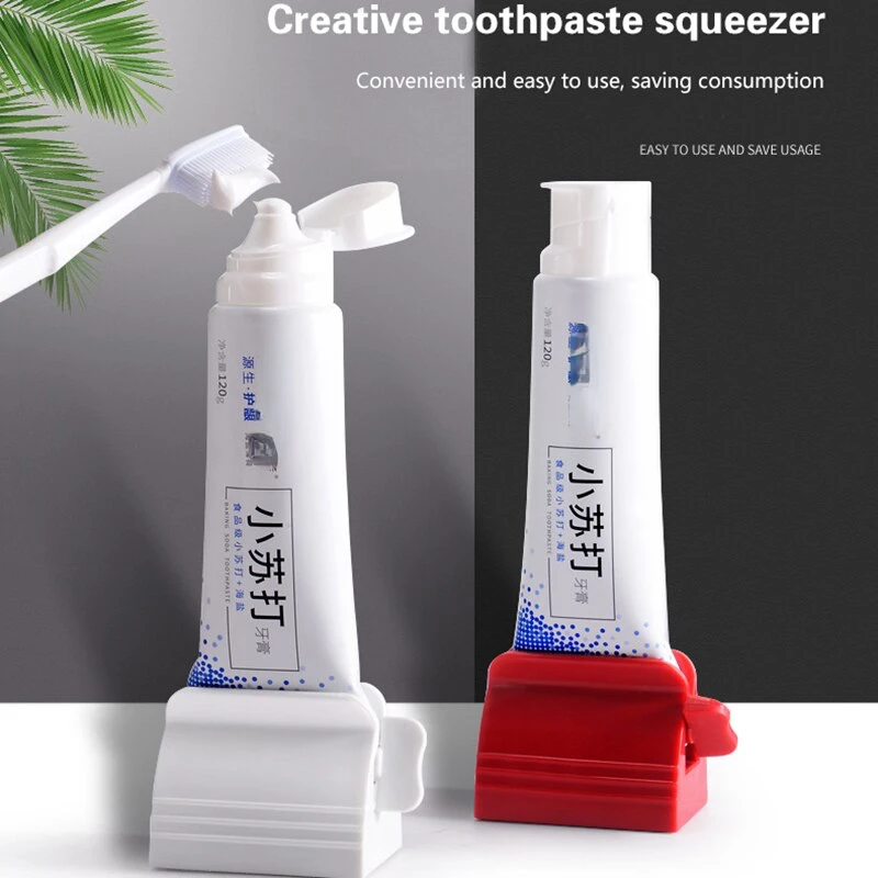 

Bathroom Accessories Toothpaste Device Multifunctional Dispenser Facial Cleanser Squeezer Clips Manual Lazy Tube Squeezer Press