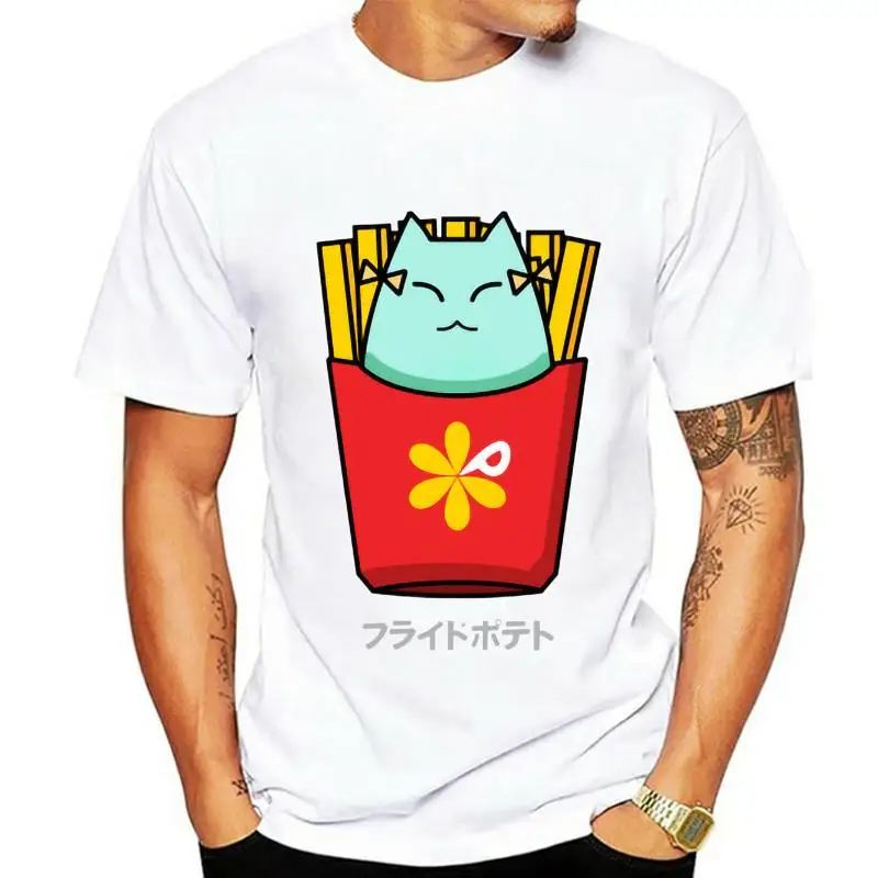 

Men t-shirt Bang Dream Pastel Palletes Hikawa Hina French Fries Ver A tshirt Women t shirt