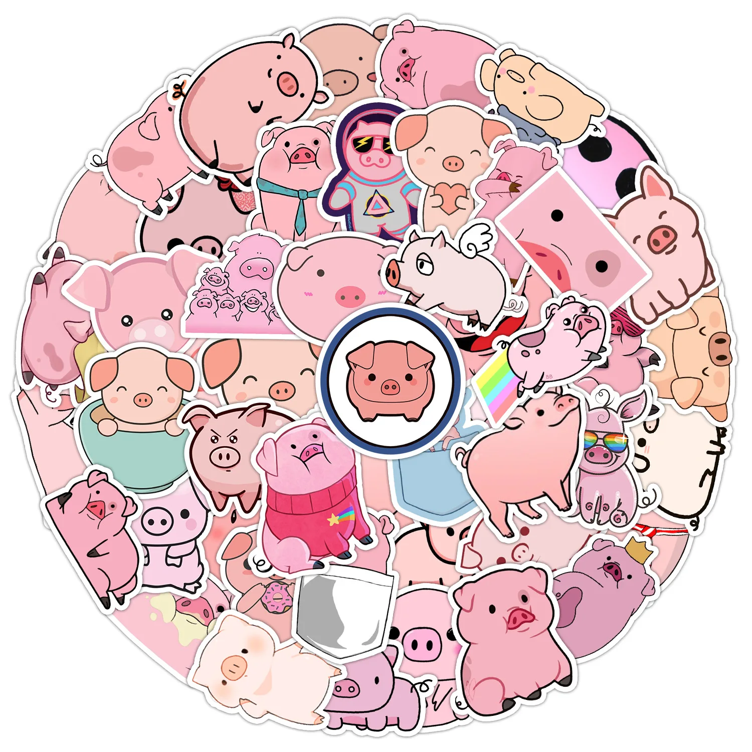 

10/30/50 шт., водонепроницаемые наклейки для скейтборда