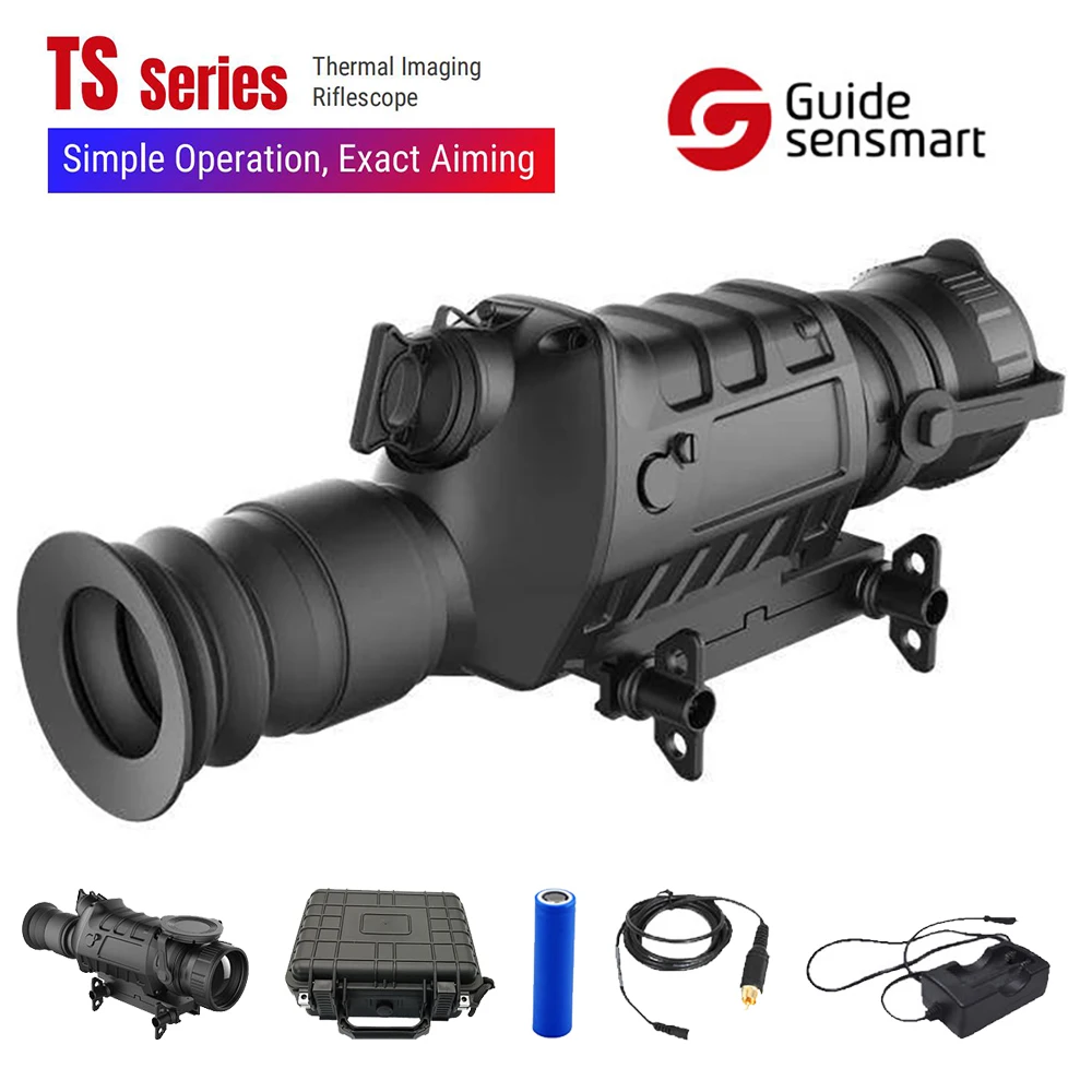 

Guide Thermal Scope Monocular Thermal Imaging for Hunting Riflescopes Sight Night Vision TS425 TS435 TS450 IR Resolution 400x300
