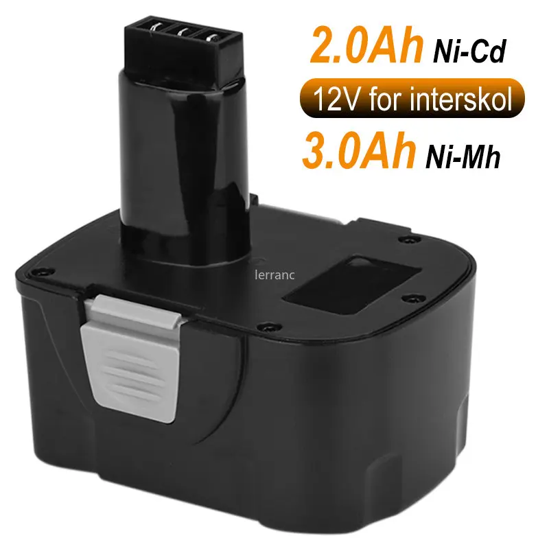

Сменный аккумулятор для шуруповерта 12 В для Interskol H12 DA-12ER 2,0 Ач Ni-Cd 3,0 Ач Ni-mh аккумуляторная батарея для электроинструмента.
