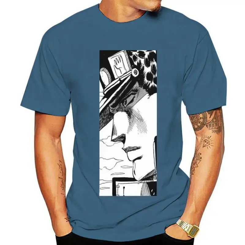 Джонатан Джостар Джоджо Невероятные приключения аниме футболки для мужчин 100%