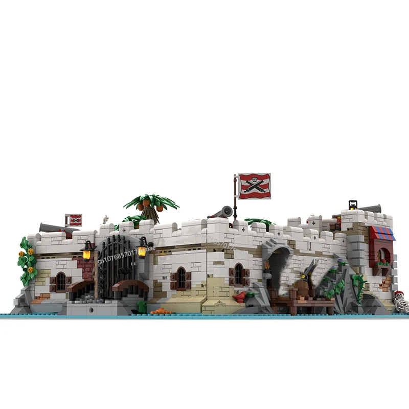 НОВЫЙ 3382 шт. средневековая пиратская серия MOC солдатская крепость модель DIY