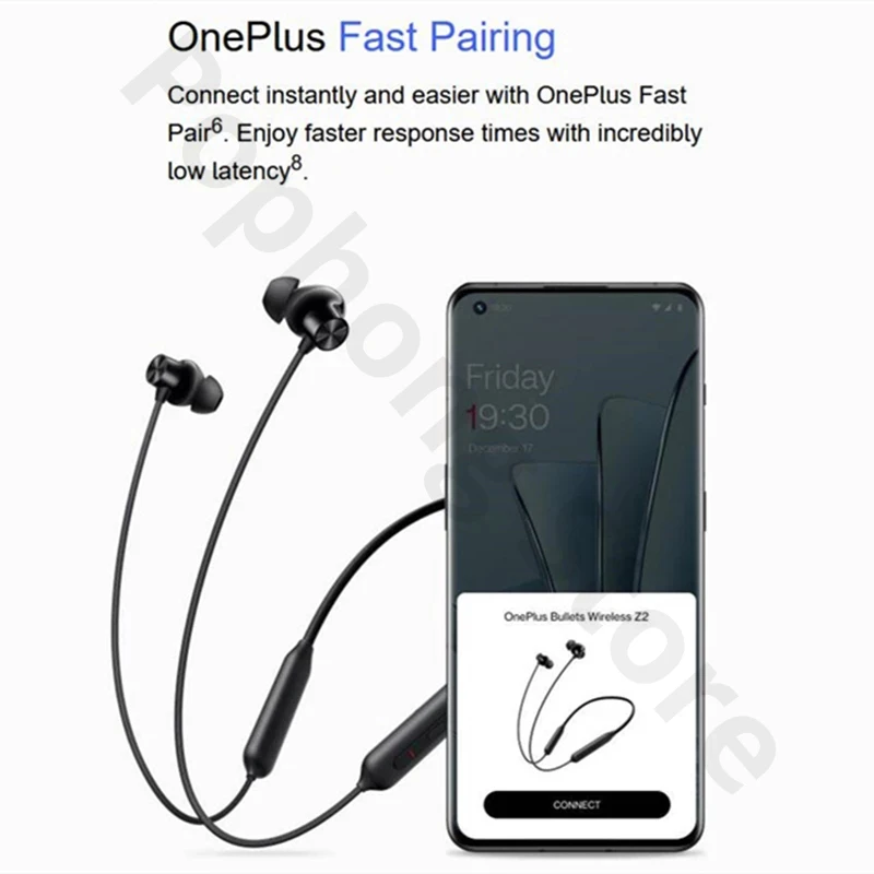 Global Version Oneplus Bullets Wireless Z2 Wireless Earphone AI Noise Cancelling Wireless Heahphone 30 Hours Battery Life IP55 images - 6