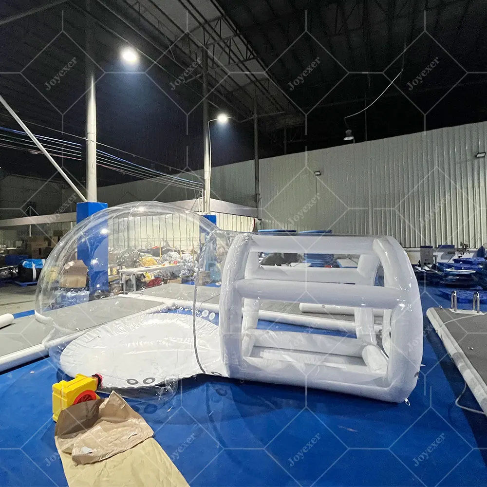 Популярный надувной пузырьковый дом купольная палатка для сада воздушный шар