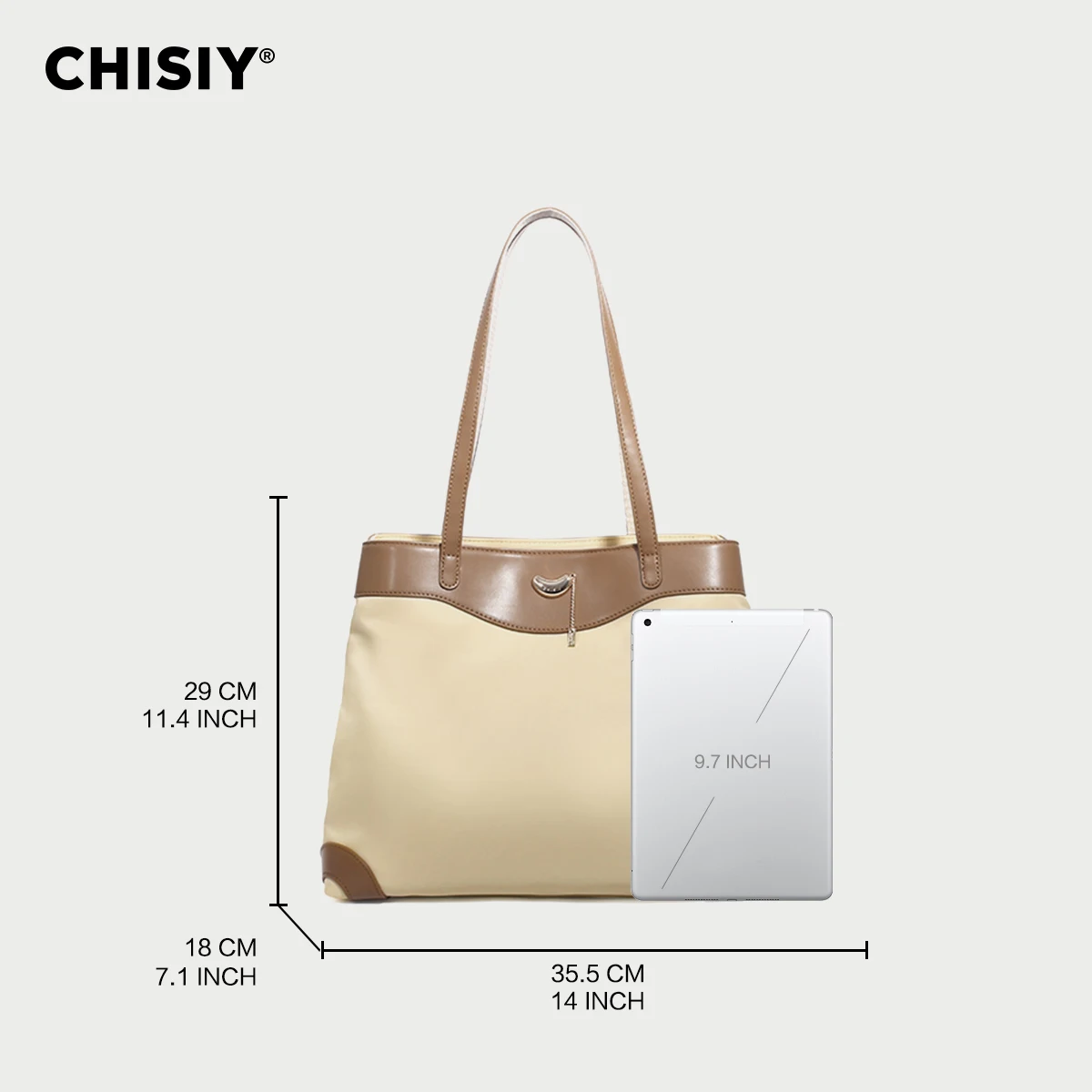 Оригинальная модная Лоскутная деловая сумка CHISIY контрастных цветов ручной