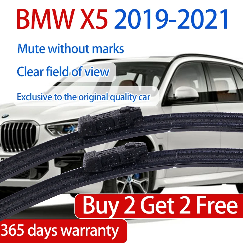 

ShangKeWen Car Boneless Silicone Windshield Wipers Blade For BMW X5 Universal Soft Frameless Rubber Car Wipers BMW Accessories