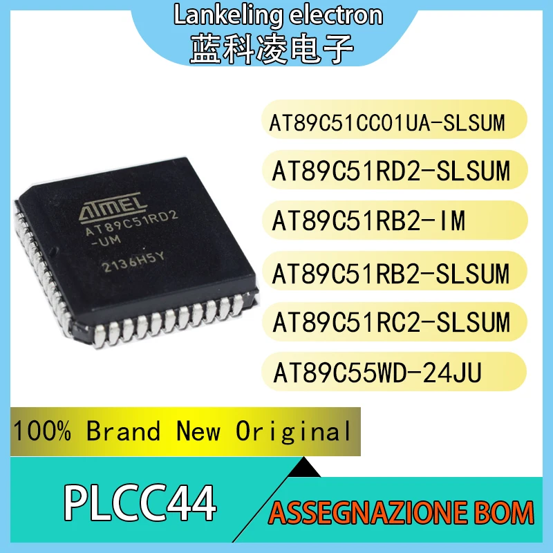 

AT89C51CC01UA-SLSUM AT89C51RD2-SLSUM AT89C51RB2-IM AT89C51RB2-SLSUM AT89C51RC2-SLSUM AT89C55WD-24JU MCU PLCC44