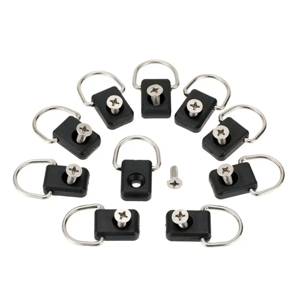 

10pcs Kayak D Ring Lightweight Anti-corrosive Surfboard Accessories Fishing Rigging For Kayak Boat
