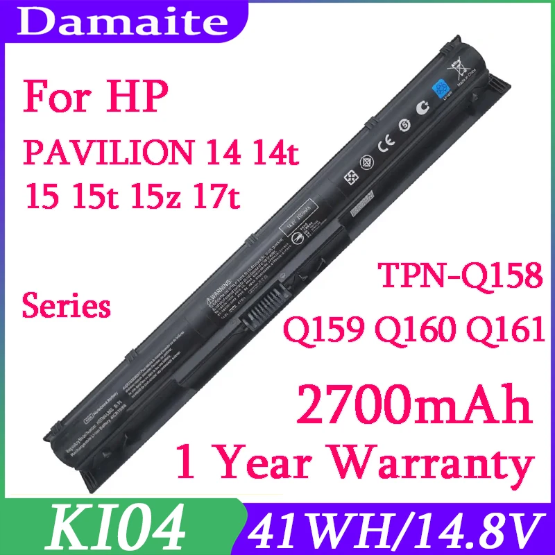 KI04 Аккумулятор для ноутбука HSTNN-DB6T HSTNN-LB6S ДЛЯ HP N2L84AA TPN-Q158 Специальное издание Star Wars