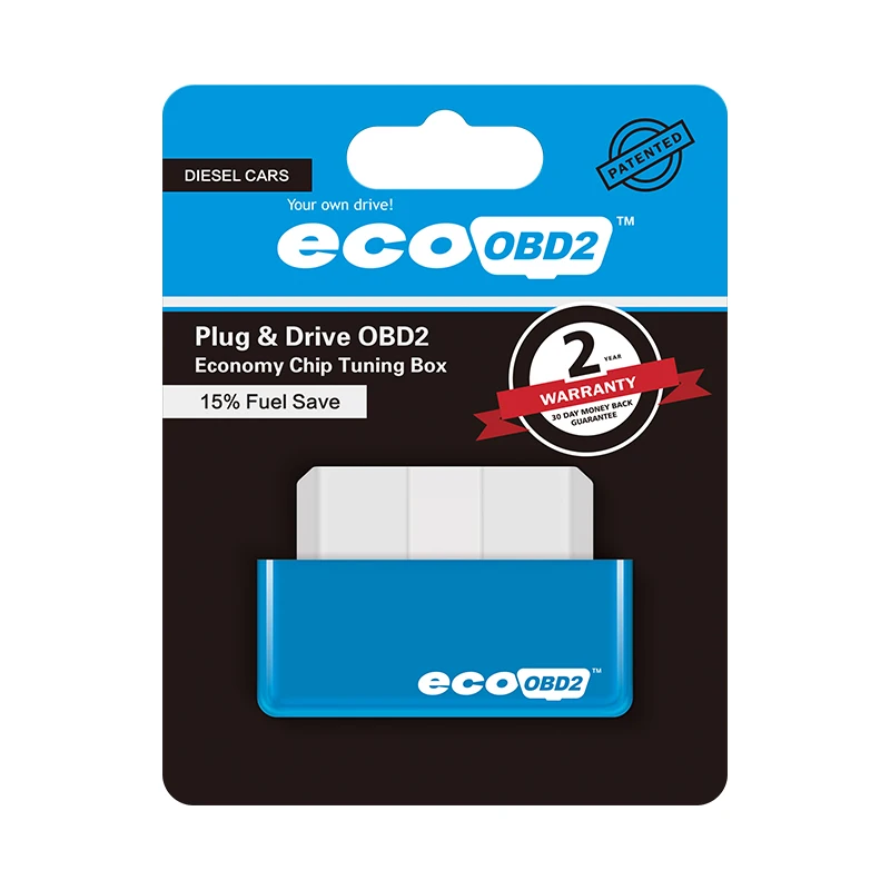 Двухслойный Nitro OBD2 EcoOBD2 15% экономия топлива большая мощность ECU чип тюнинг коробка
