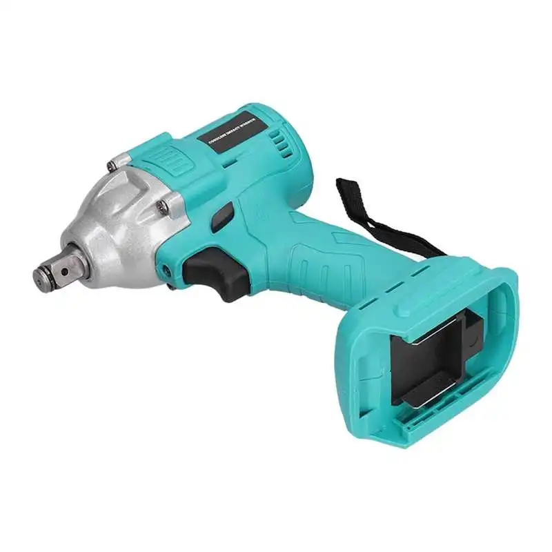 Cordless Impact Wrench Rechargeable EU Plug 100‑240V Electric Wrench Kit for Industry for Home for Car