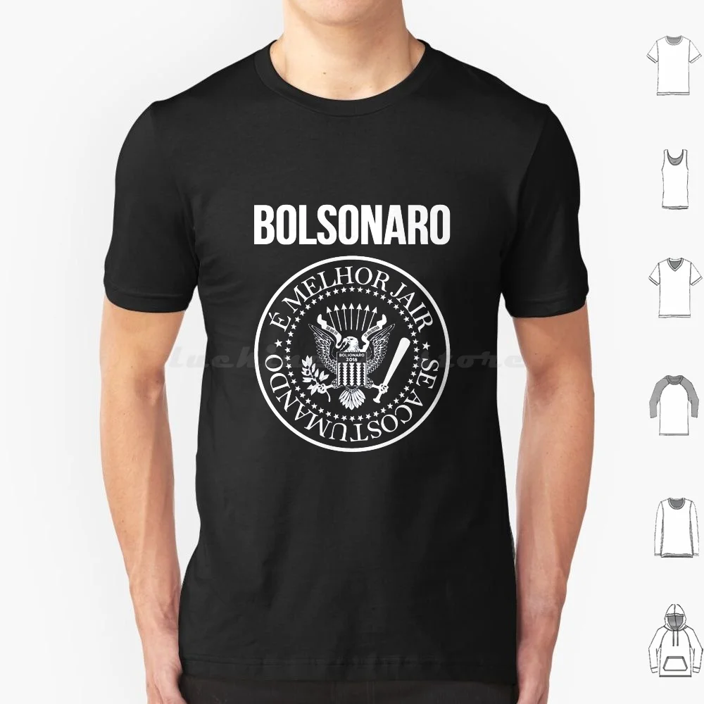 Футболка Bolsonaro 2018 для Бразилии, 6Xl хлопковая крутая футболка Bolsonaro Jair Bolsonaro Mito Bolsomito Bolsonaro 2018
