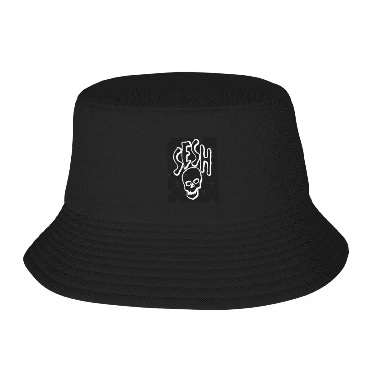 

Sesh Skull Fisherman Hat Women's Spring and Summer Sunscreen Men's and Women's Casual Tide Brand Basin Hat