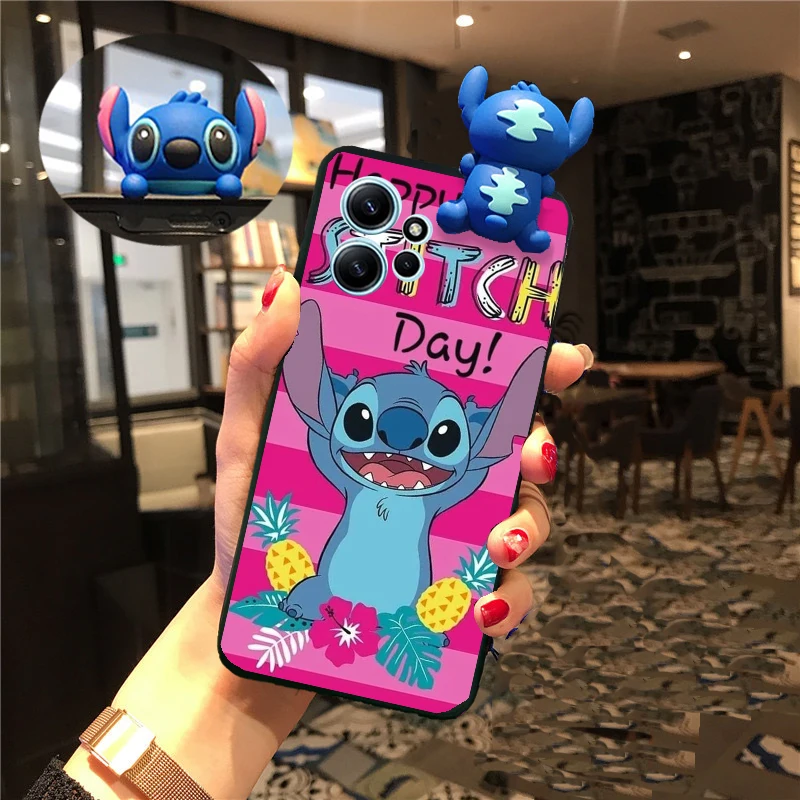 Милый чехол из ТПУ с 3D стежком для Vivo Y17S Y33 Y21 Y55 Y77 Y30 V20 V25 Y27S Y7S Y9S Y21S Y51S Y53S V29 V27 V23 S1 V30