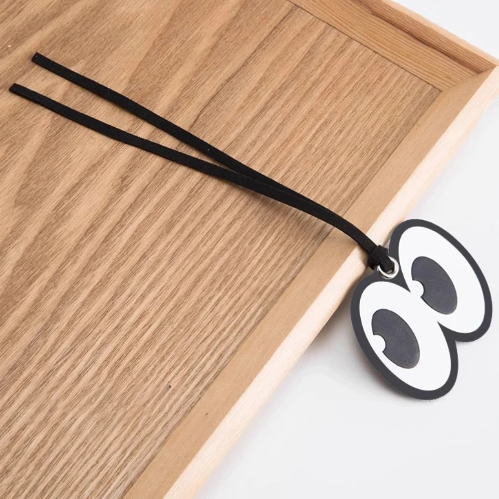 Кожаная сумка с большими глазами подвеска для сумки Longchamp подвесная веревка из