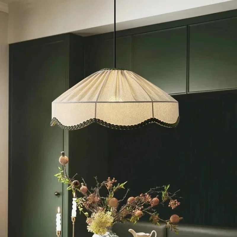 Тканевые люстры для ресторана богемные ретро-гостиные столовые спальни
