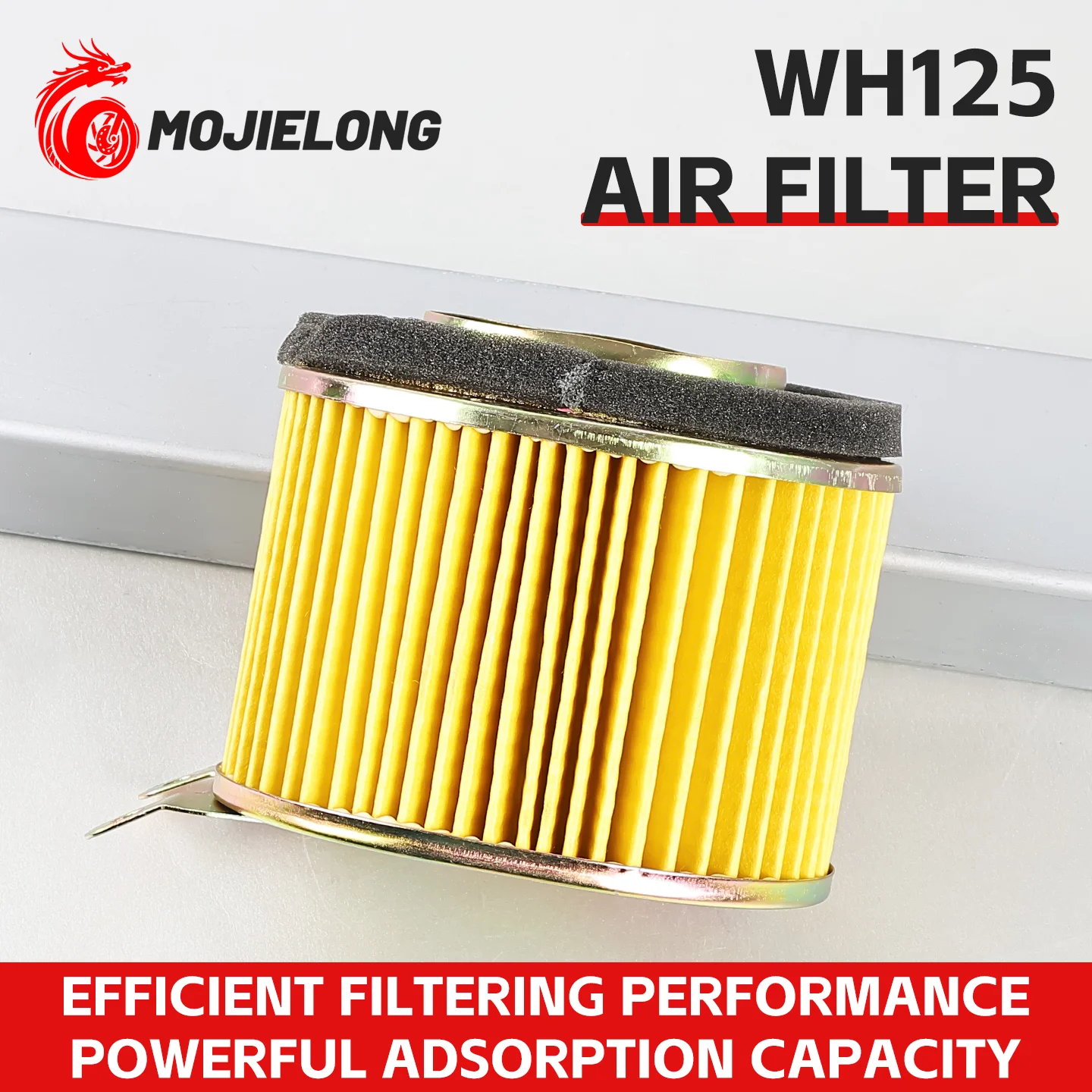 Фото Воздушный фильтр мотоцикла, подходящий для моделей Honda WH125T-2, SDH125T-22/22A, SDH125T-26, 125cc KSB и 125cc. №1