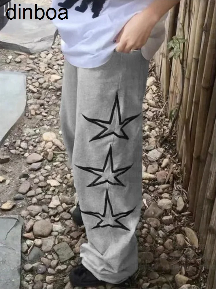 

Women Print Pants Wide Leg Trousers Summer Street Straight Harajuku Kawaii Vintage Y2k Clothes Casual High Waist Trouser Suits