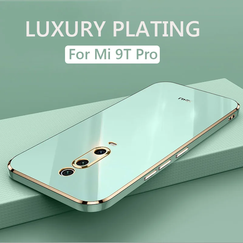 Роскошный глянцевый чехол для телефона с квадратным покрытием Xiaomi Mi 9T Pro Mi9T