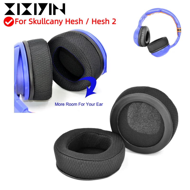Фото Сменные амбушюры XIXIYIN для наушников Skullcany Hesh/hesh 2, более мягкие подушечки из белковой кожи, высококачественные амбушюры №1