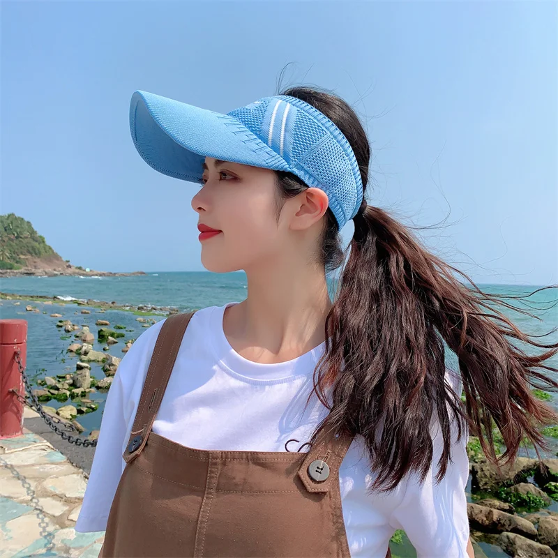 

Outdoor Sport Sun Hat Caps Women Empty Top Hat Golf Tennis Hat Breathable Visor Baseball Cap Hiking Hat Cap for Women Men Summer