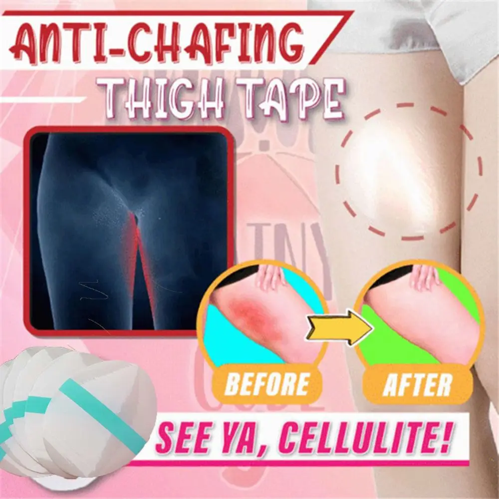 

6PCS Unisex Body Patches Summer Outdoor Anti-Friction Pad Clear Sweat Absorption Thigh Tape Disposable Spandex