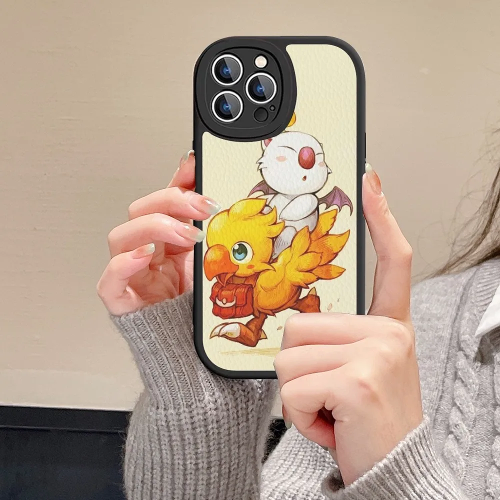 Чехол для телефона Moogle Final Fantasy из жесткой кожи iPhone 14 13 12 Mini 11 Pro Max Xs X Xr 7 8 Plus Fundas