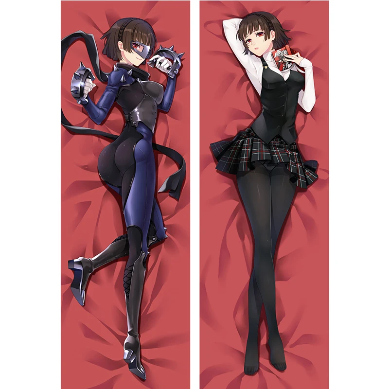 

Full-sizePersona 5 Pillow Case Makoto Niijima Body Case Anime Cover Bed Zipper