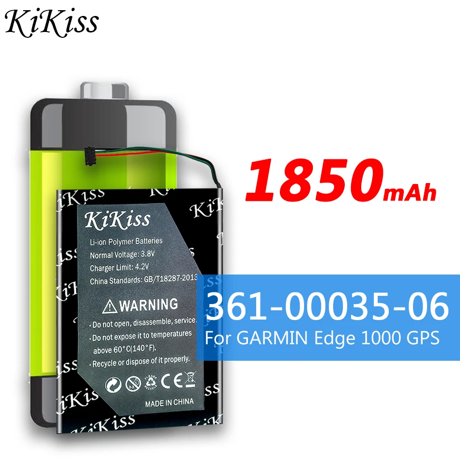 

Аккумулятор KiKiss 1850 мАч 361-00035-06 для Garmin Edge 1000 Edge EXPLORE 1000, батарея для GPS G8 DI44EJ18B60HK + Бесплатные инструменты