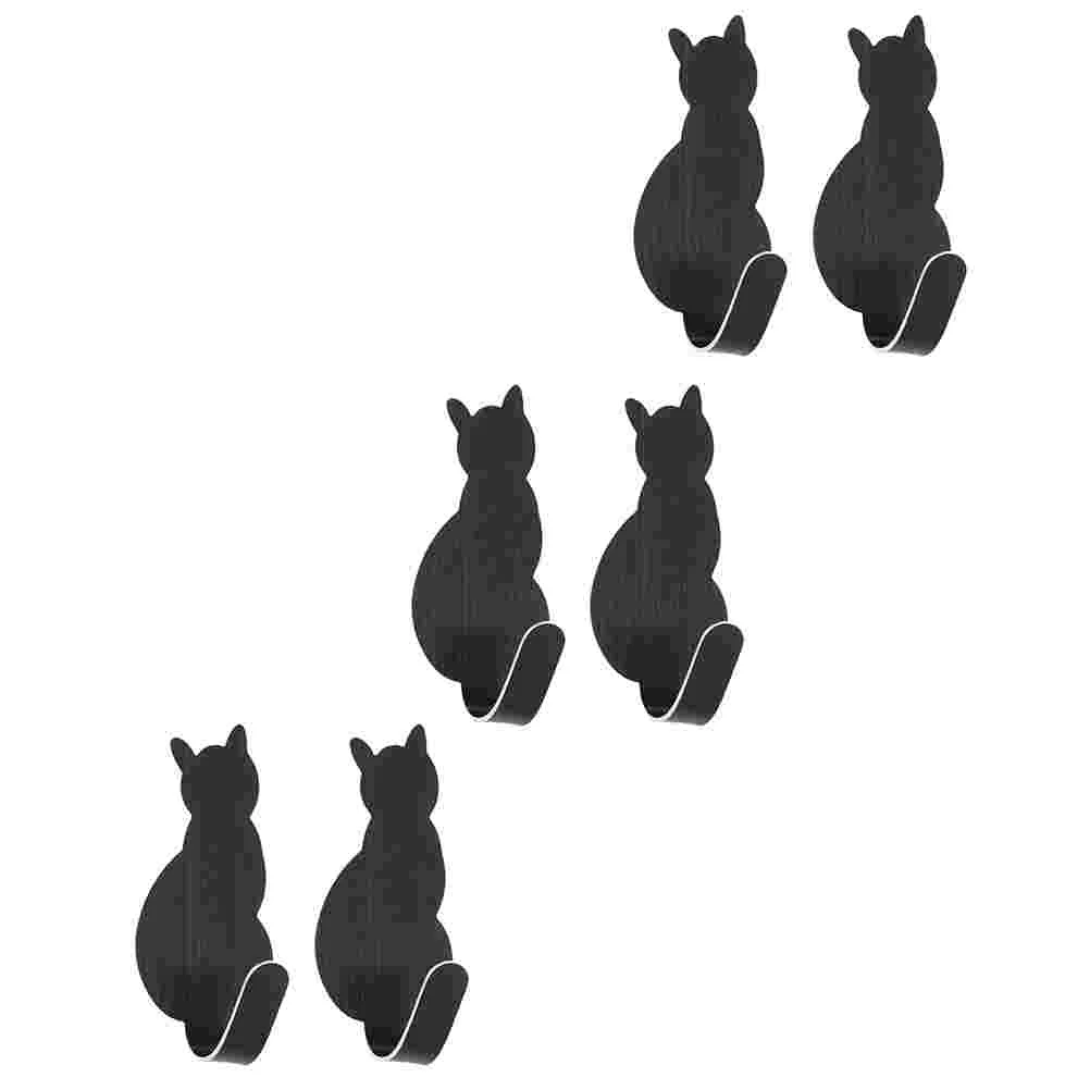 

Hook Wall Hooks Hanger Coat Cat Animal Towel Clothes Kitchen Decorative Hat Bath Vintage Door Single Key Metal Mounted Hanging