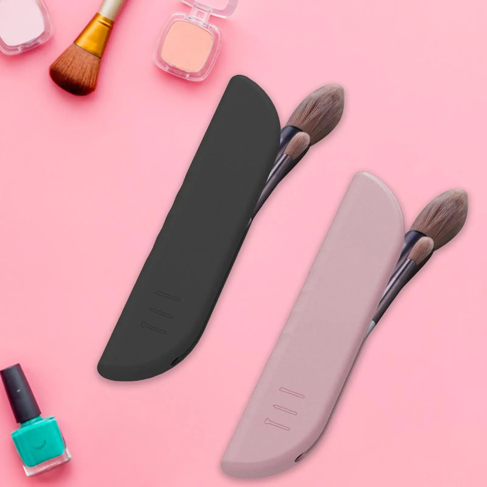 

Силиконовый держатель для кистей для макияжа, 2 шт.