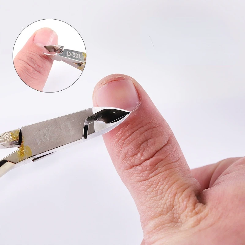 

6mm Blade Fingernail Toenail Cuticle Nipper Trimming Stainless Steel Nail Clipper Cutter Cuticle Scissors Plier Manicure Tools
