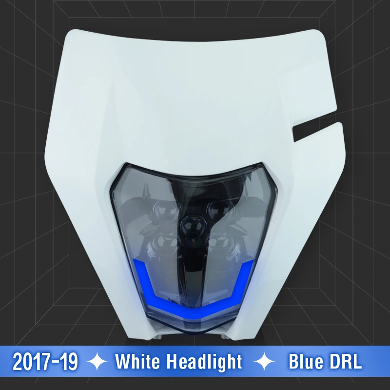 

Налобный фонарь QUEEN X для мотоцикла, семейная головка для мотоцикла, обтекатель для KTM SXF MX внедорожного велосипеда, эндуро, супермото, EXC