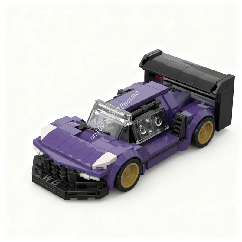 Фото 212 деталей MOC City Champions WB Customs Hurricane: Конструктор, игрушка-модель, подарок на фестиваль, для сборки, DIY, креативная идея №1